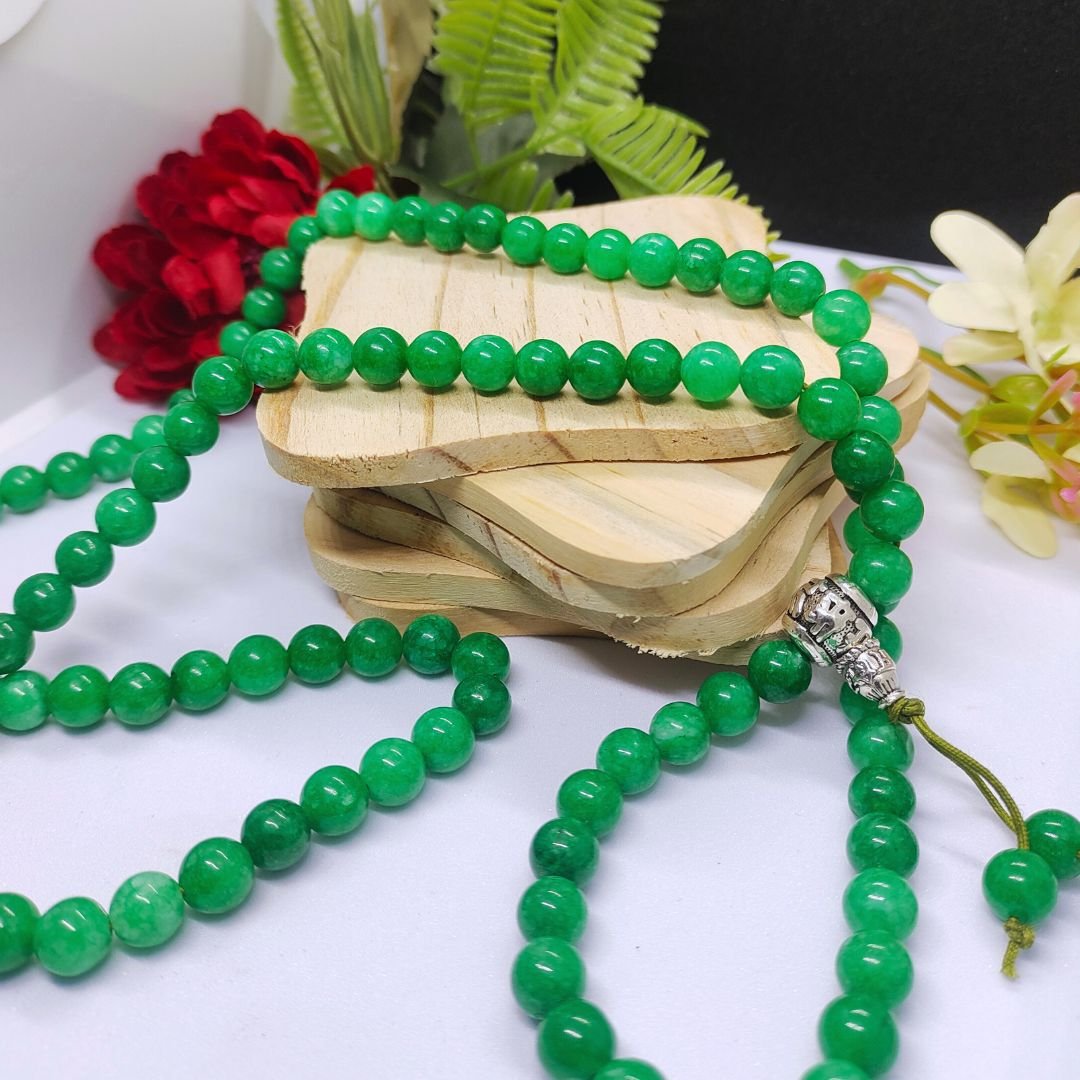 Green Jade Mala